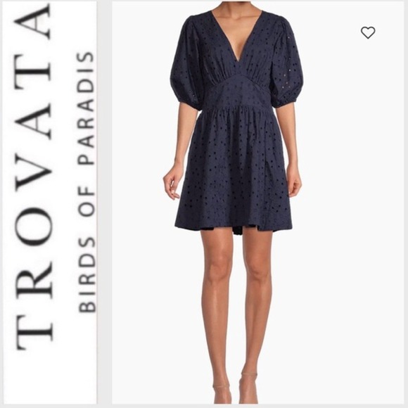 Trovata Dresses & Skirts - New Trovata Birds of Paradis Gia Eyelet Dress Large